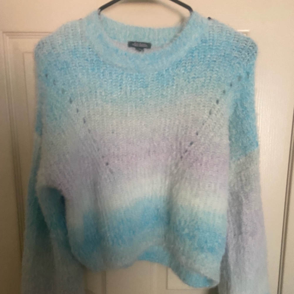 Crop super fuzzy sweaters